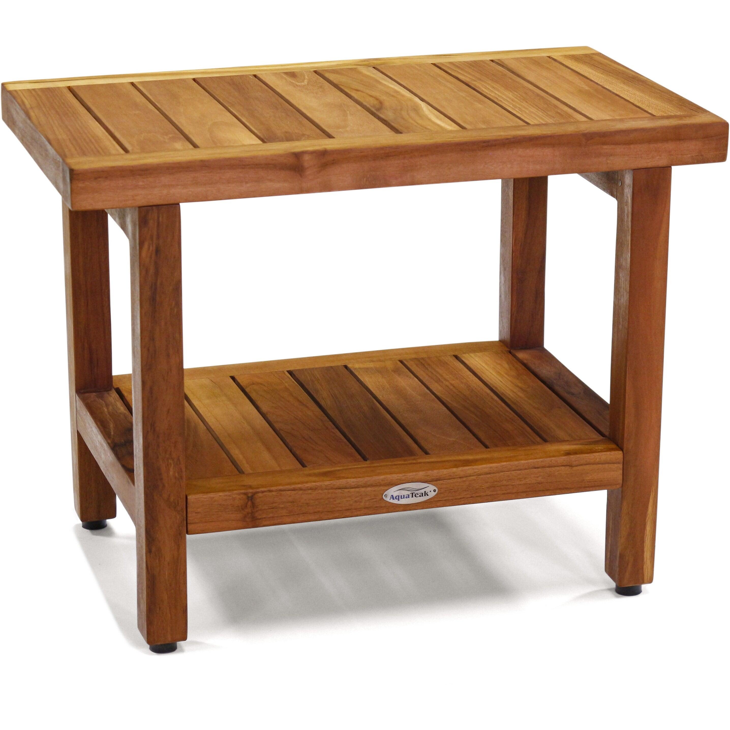 Aqua Teak Spa 24'' W Teak Shower Bench