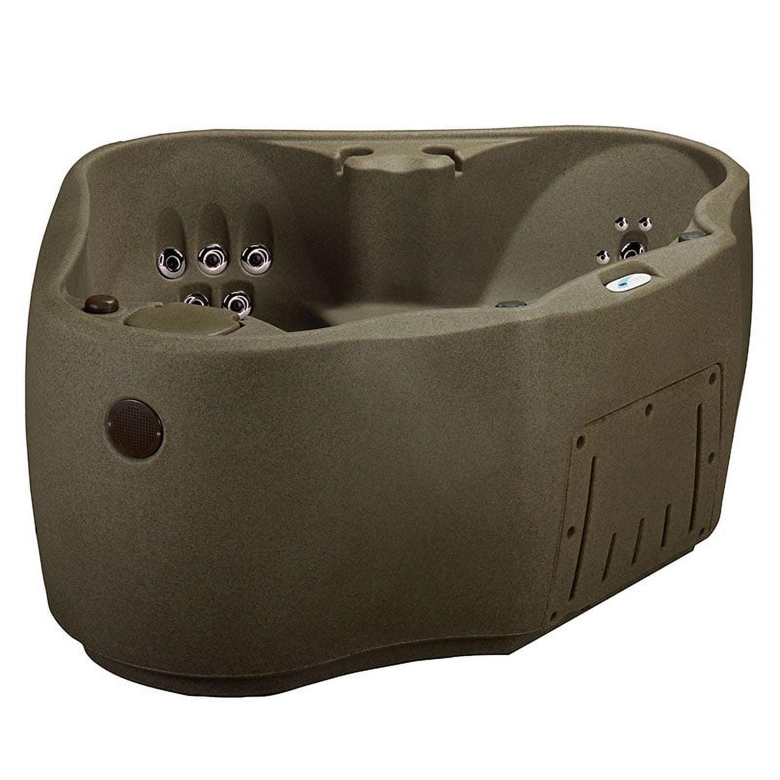 AquaRest Discover AR300 Premium 2-Person 20-Jet Oval Plug & Play Hot Tub with Ozonator, LED Waterfall and Stainless Steel Heater