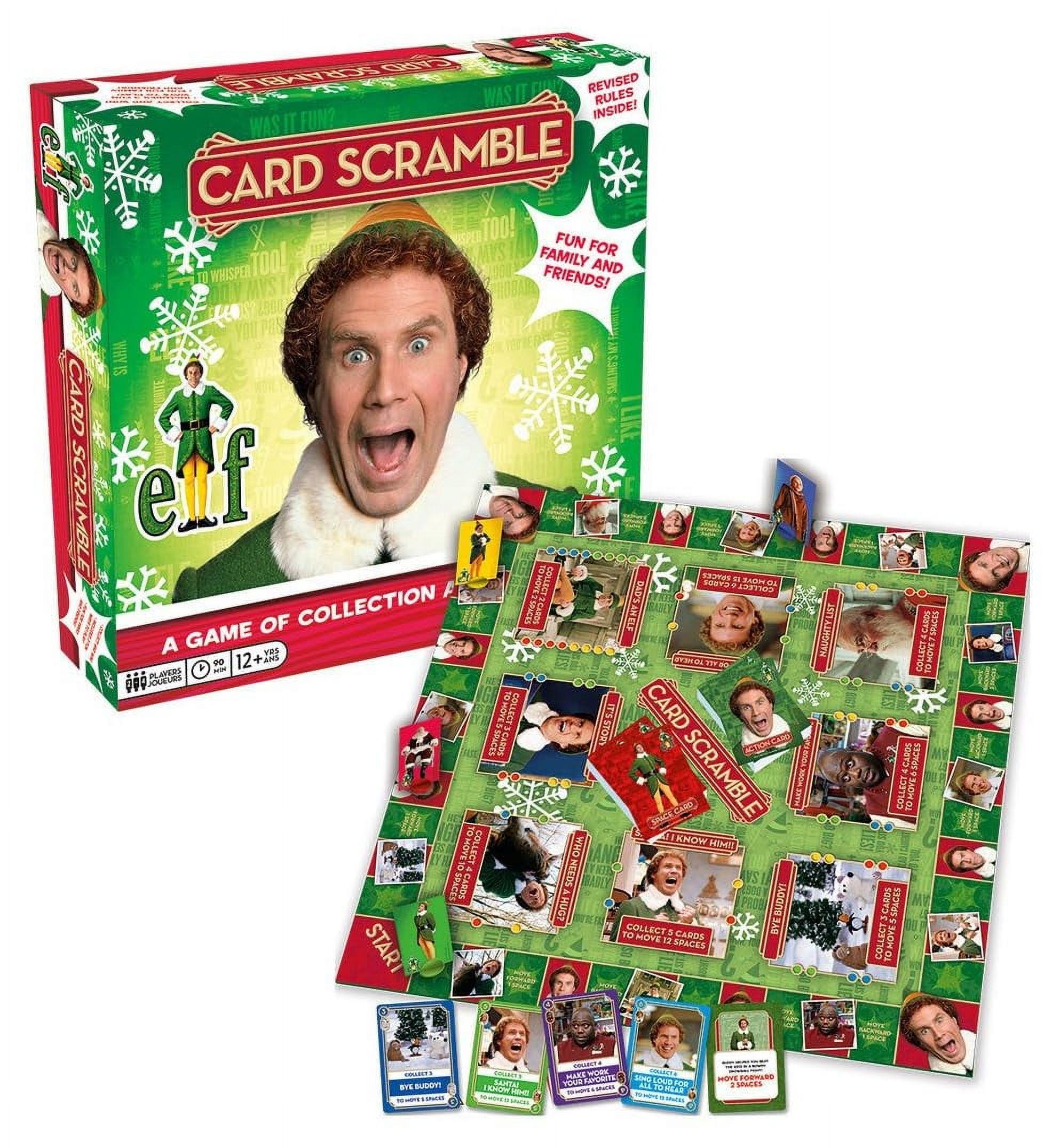 Elf Movie Themed Multicolor Card Scramble Game