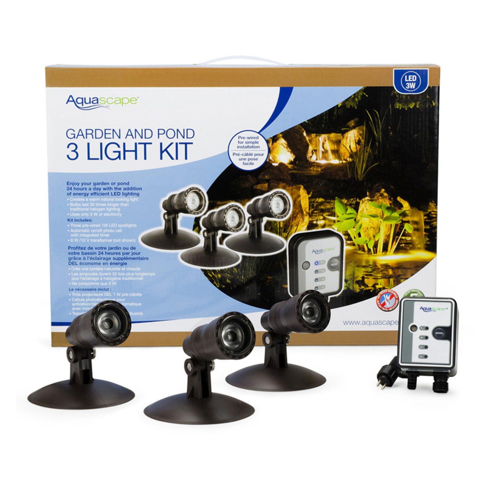 3 LED Spot Light Kit for Pond and Landscape