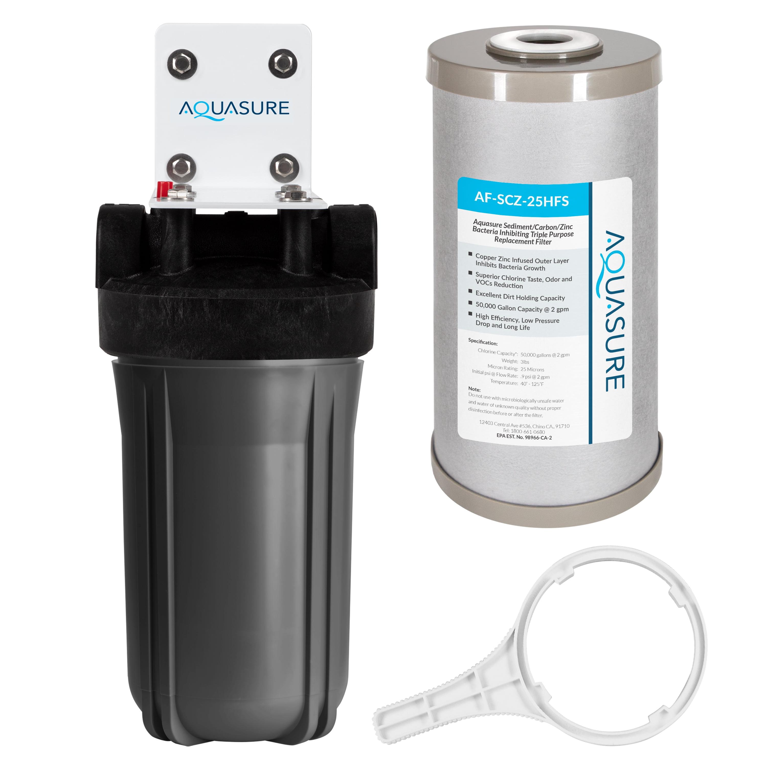 Aquasure Fortitude 12-GPM GAC Whole House Water Filtration System