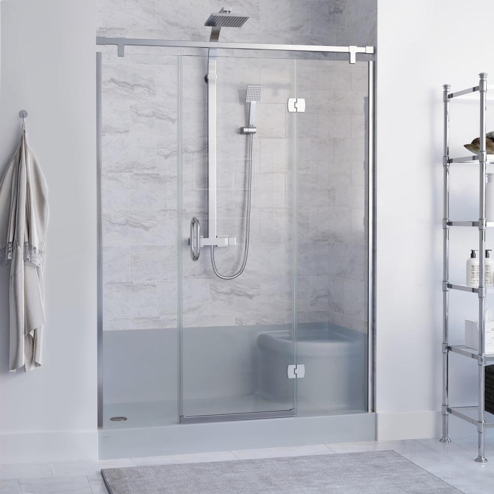 Aquatique 60" x 32" Single Threshold Shower Base