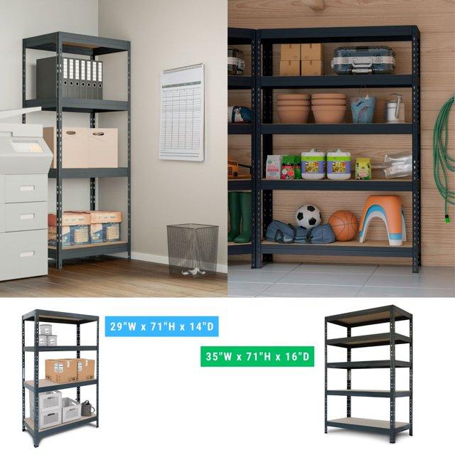 AR Shelving Industrial Design Durable Stylish for Home, Office and Garage