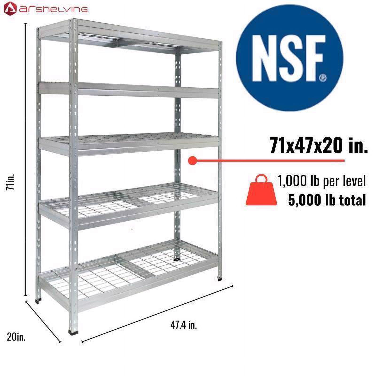 AR Shelving Rust-Resist Pro Heavy Duty Racks for Industry, Commercial and Garage