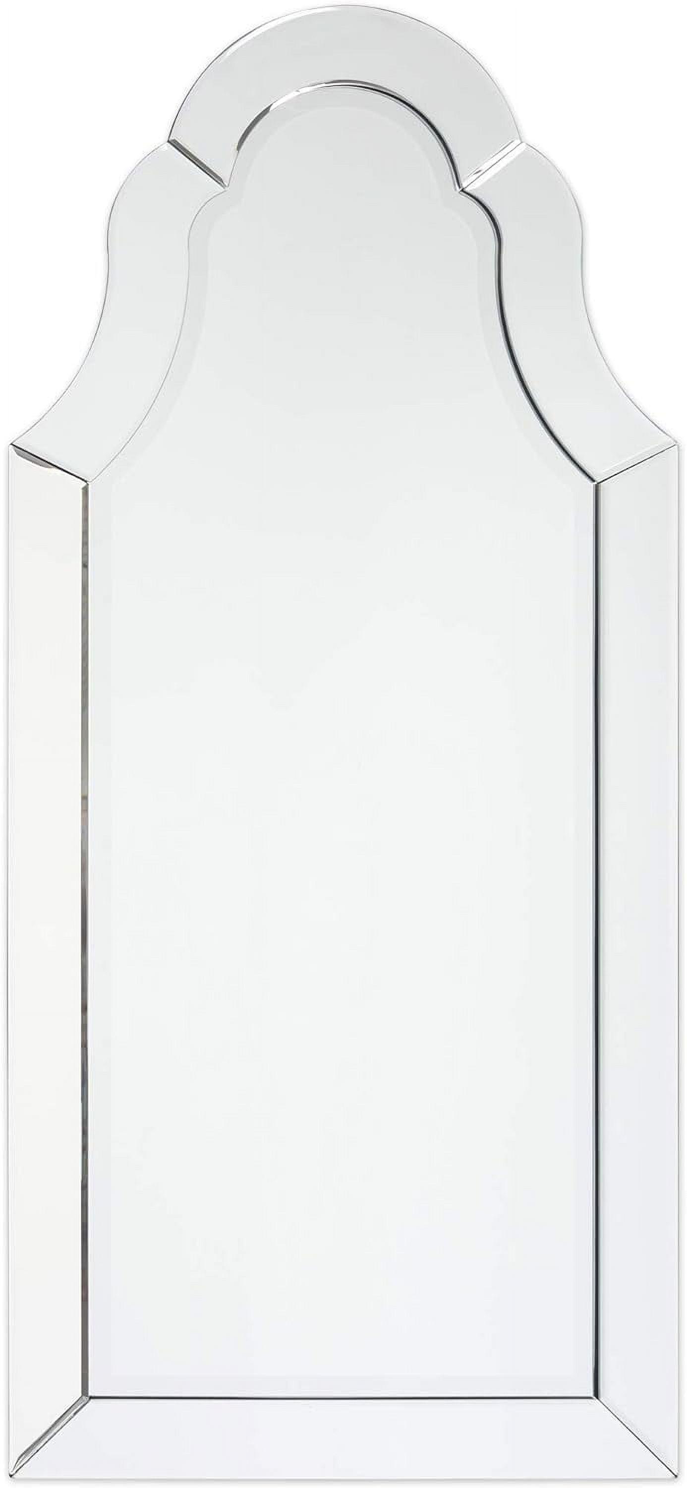 Contemporary Full-Length Beveled Bathroom Vanity Mirror