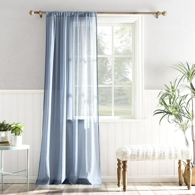 Wayfair Basics® 100% Cotton Sheer Rod Pocket Curtain Panel & Reviews | Wayfair