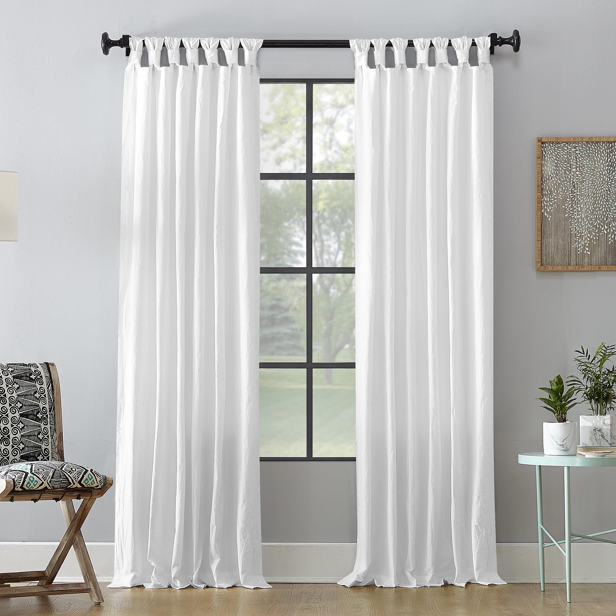 Archaeo Light Filtering Washed Cotton Twist Tab Curtain Panel