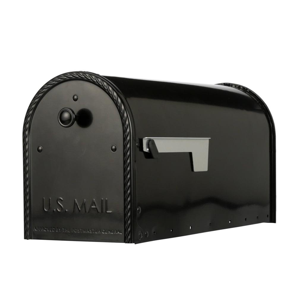 Architectural Mailboxes Edwards Post Mount Mailbox Black