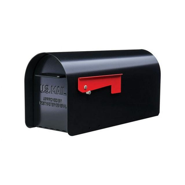 Architectural Mailboxes Ironside Post Mount Mailbox Black