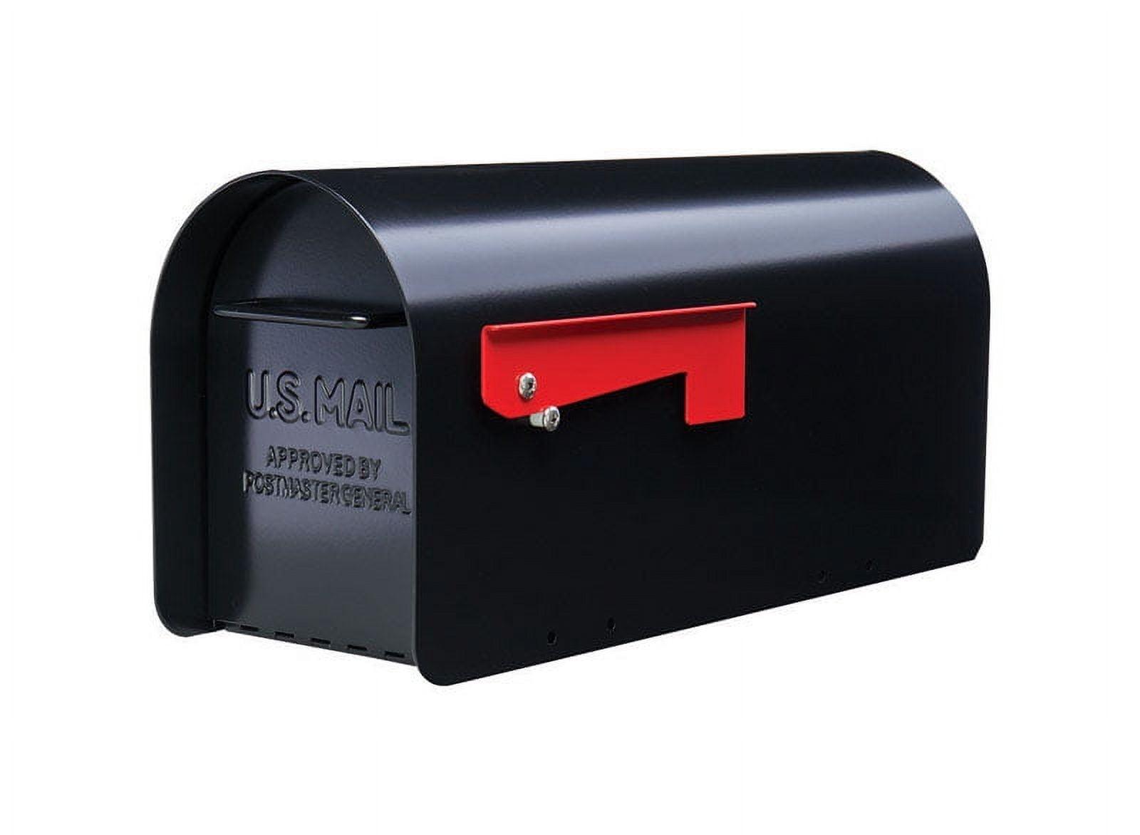 Architectural Mailboxes Ironside Post Mount Mailbox Black