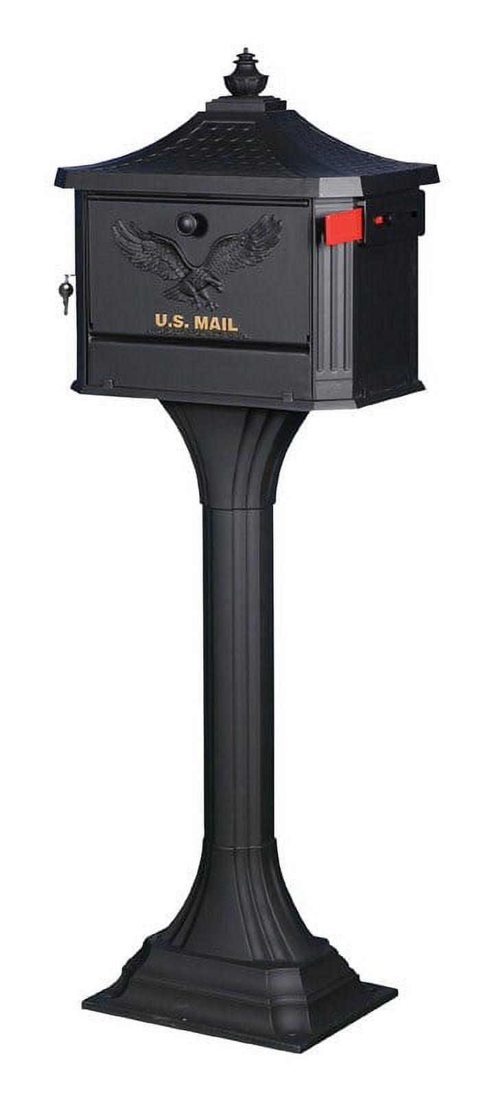 Pedestal Locking Post Mounted Mailbox
