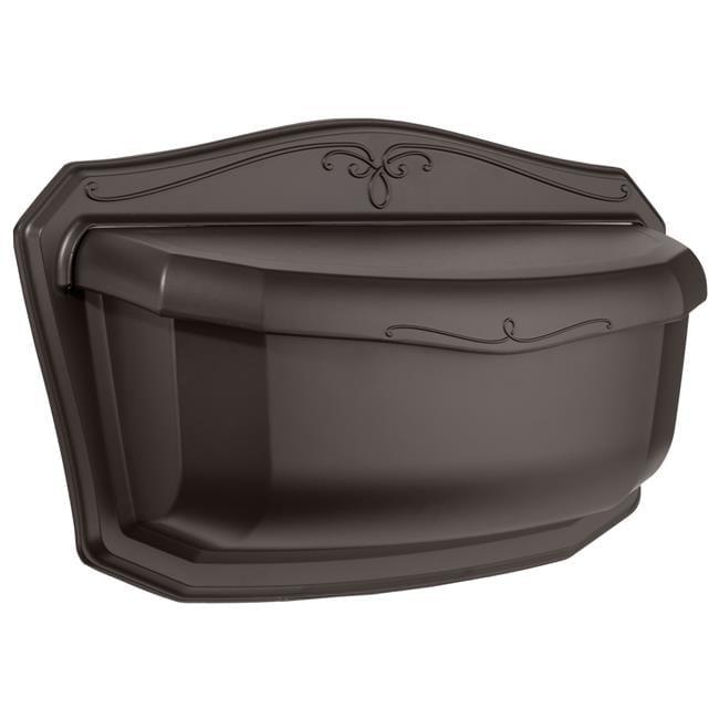Architectural Mailboxes 2541RZ-10 Villa Wall Mount Mailbox - Rubbed Bronze - Small
