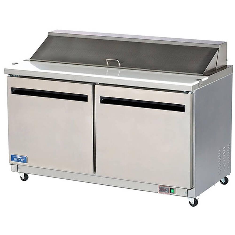 Arctic Air 61" Stainless Steel Double Door Prep Table