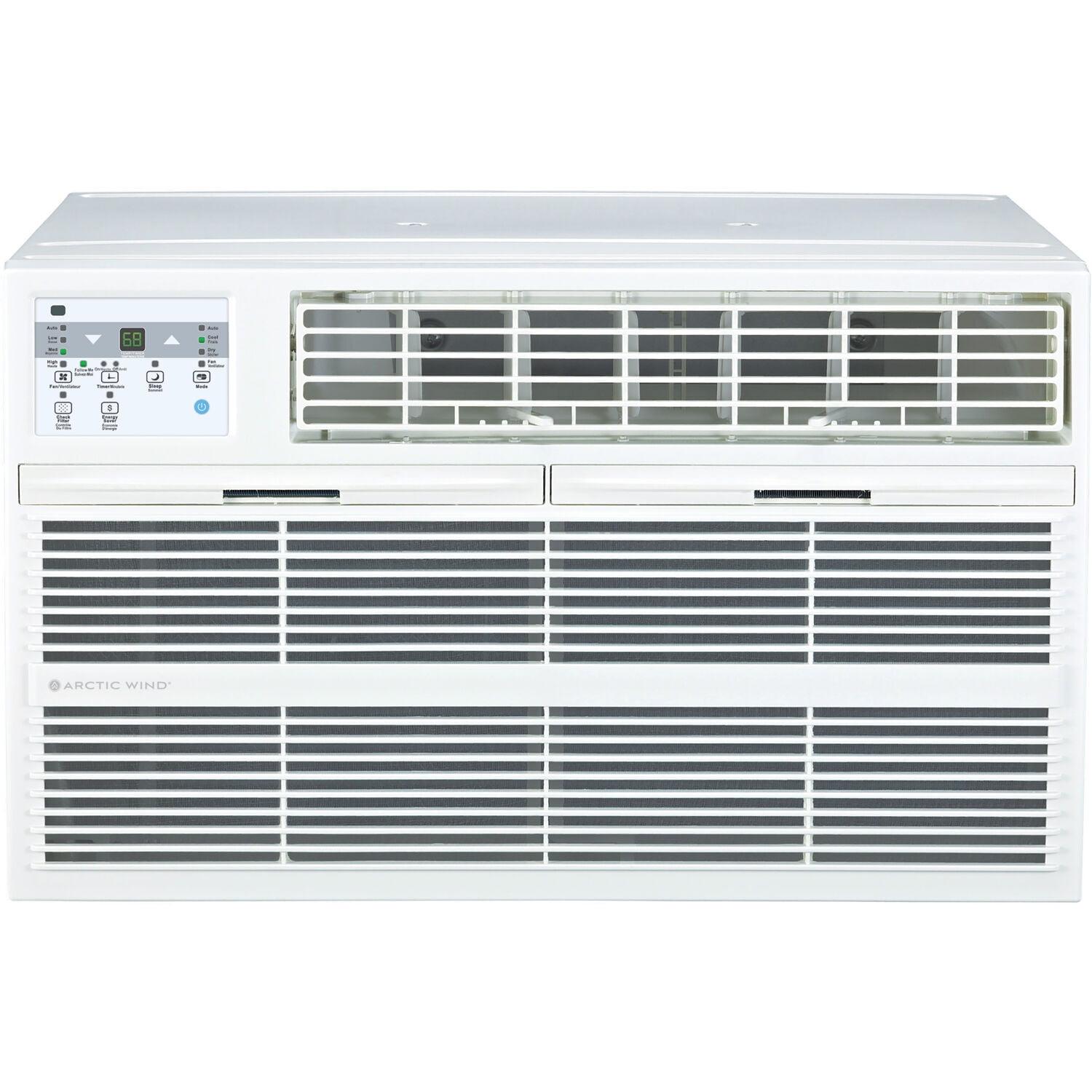 Arctic Wind 12000 BTU Through The Wall Air Conditioner for 550 Square Feet with Heater and Remote Included