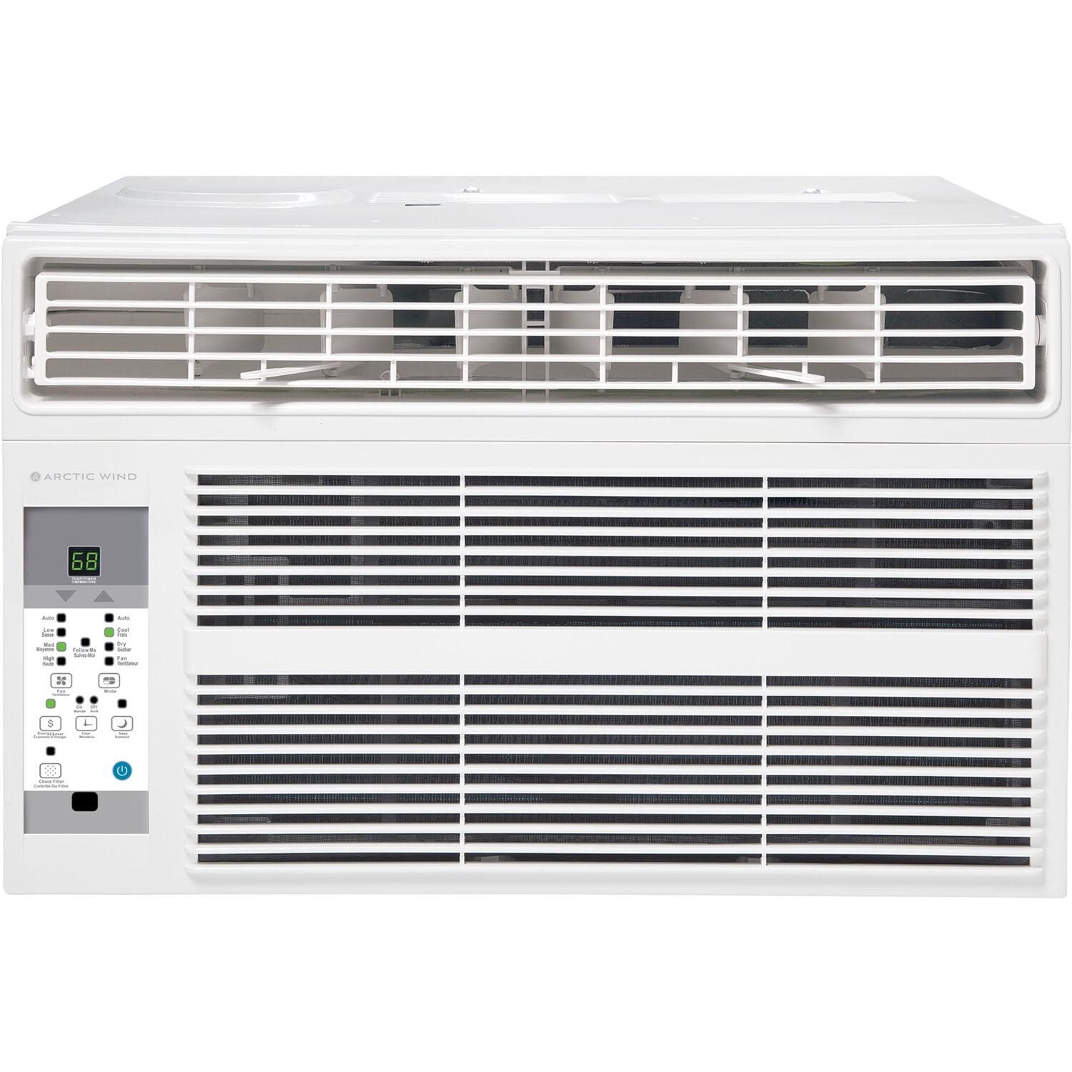 Arctic Wind 8000 BTU Window Air Conditioner for 350 Square Feet with Remote Included