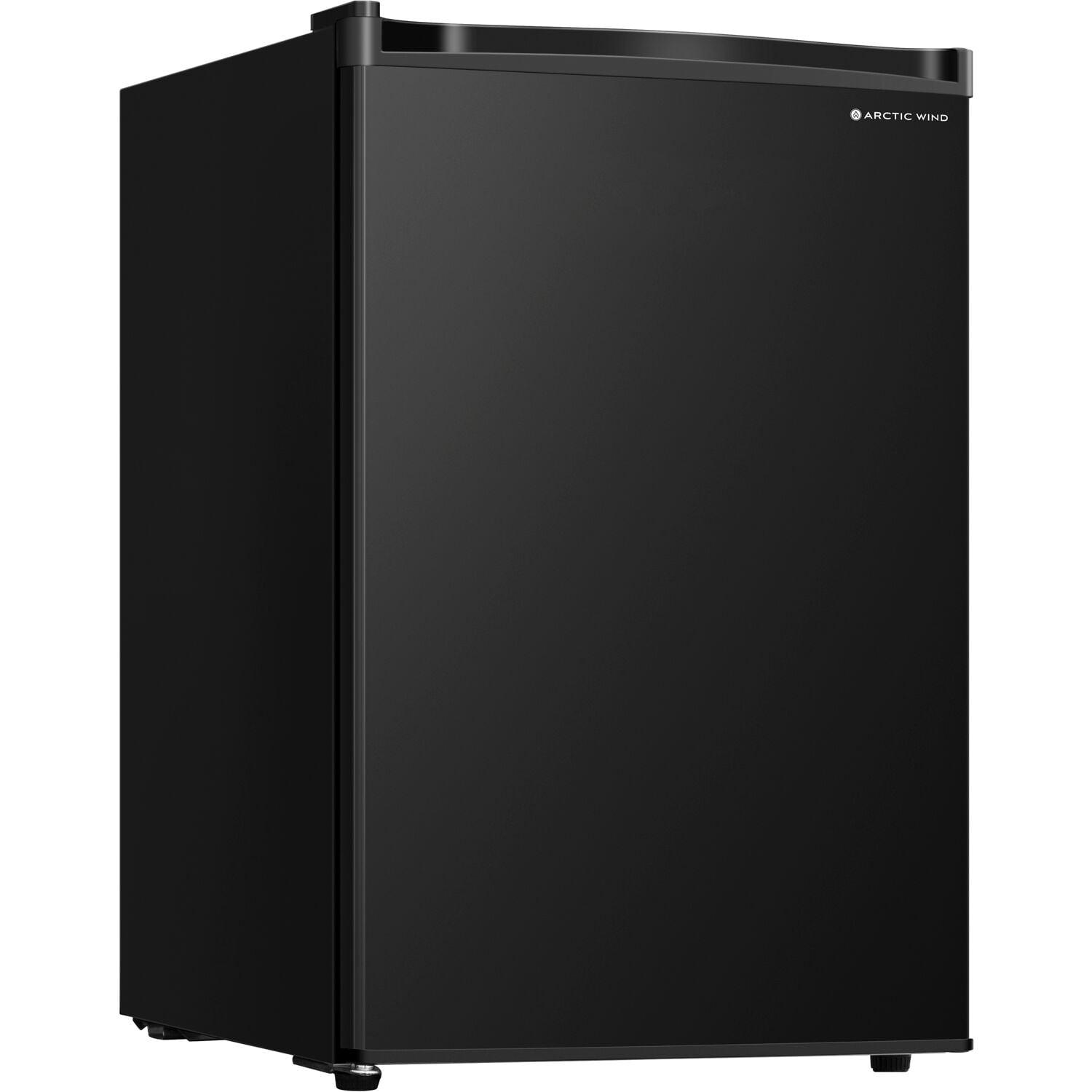 Arctic Wind 2.6 Cu Ft Black Compact Refrigerator with Freezer