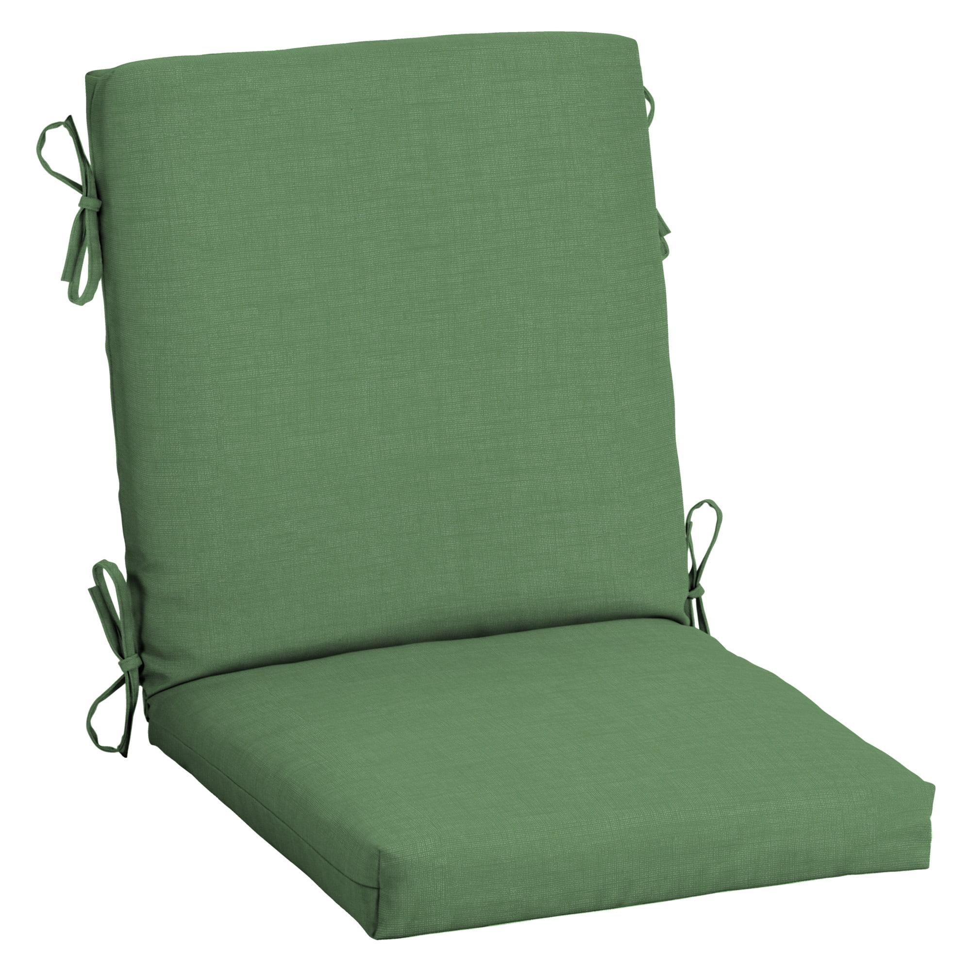 Moss Green Leala Outdoor Dining Chair Cushion 16.5" x 18"