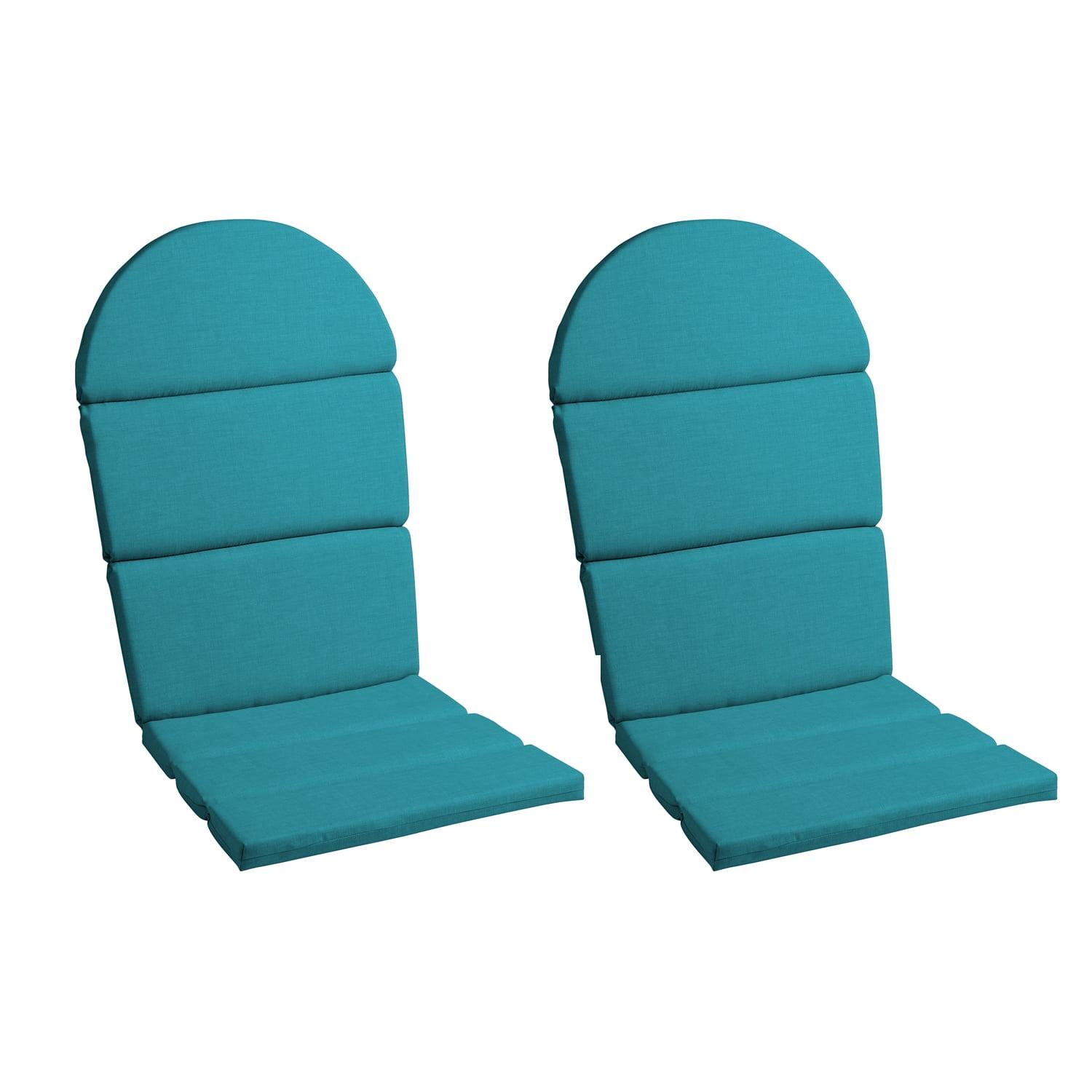 ARDEN Outdoor Foam Adirondack Cushion, Set of 2, 21.5 x 19, Water repellent, Fade Resistant, Foam Cushion for Adirondack Chairs 21.5 x 19