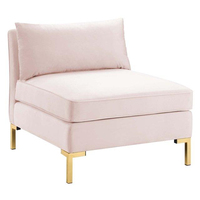 Modway Ardent Performance Velvet Armless Chair