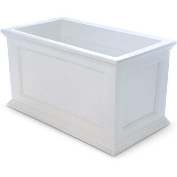 Winston Porter Anastasiya 20"x36" Resin Planter with Water Reservoir