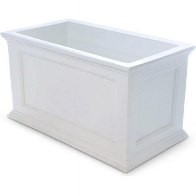 Winston Porter Anastasiya 20"x36" Resin Planter with Water Reservoir