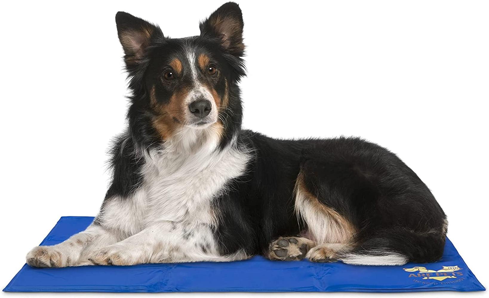 Arf Pets Dog Cooling Mat 19”x35”, Durable, Non-Toxic Gel Dog Bed Mat for Kennels, Crates & Beds