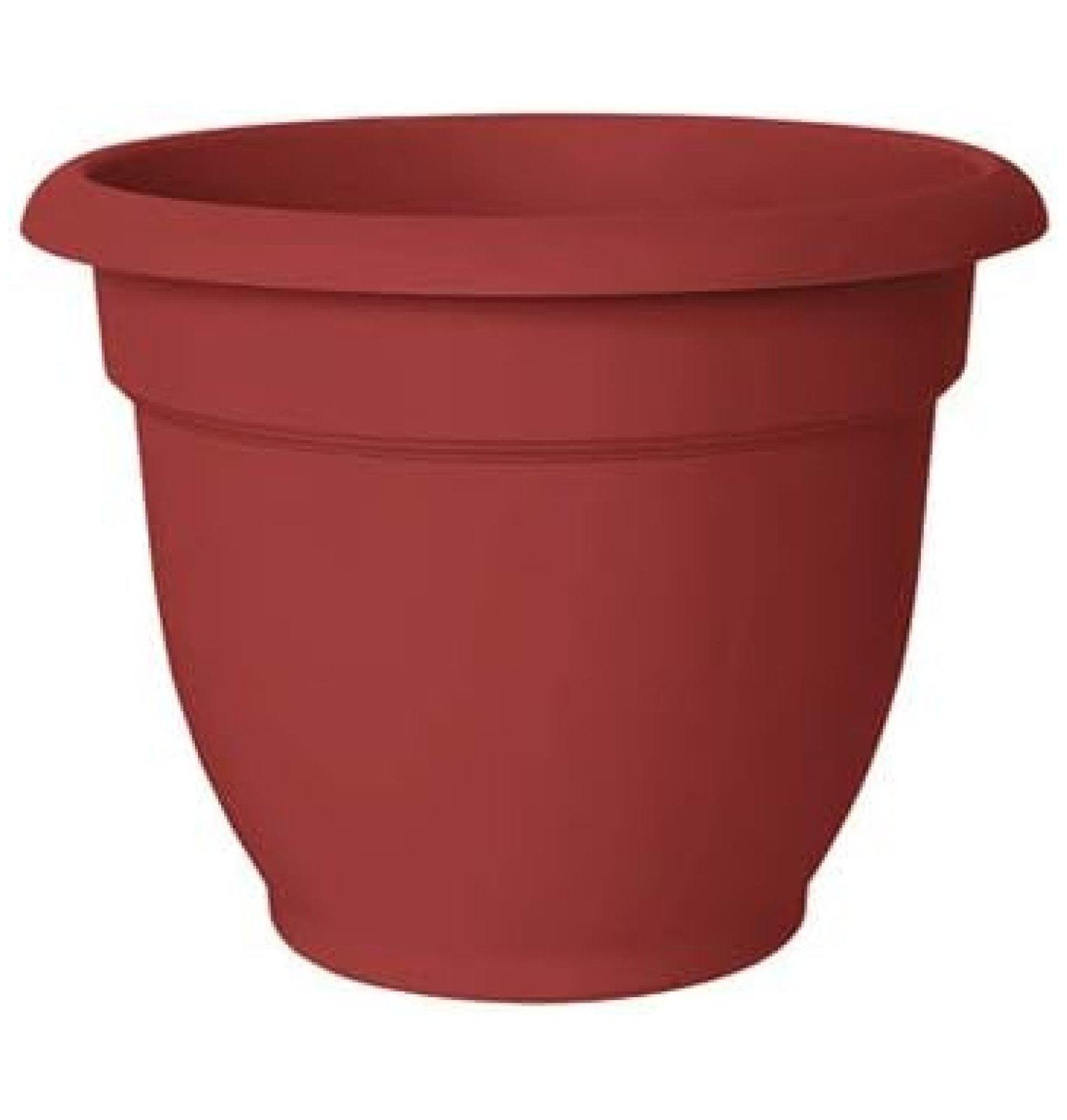 Ariana Burnt Red Self-Watering Bell Planter for Indoor & Outdoor