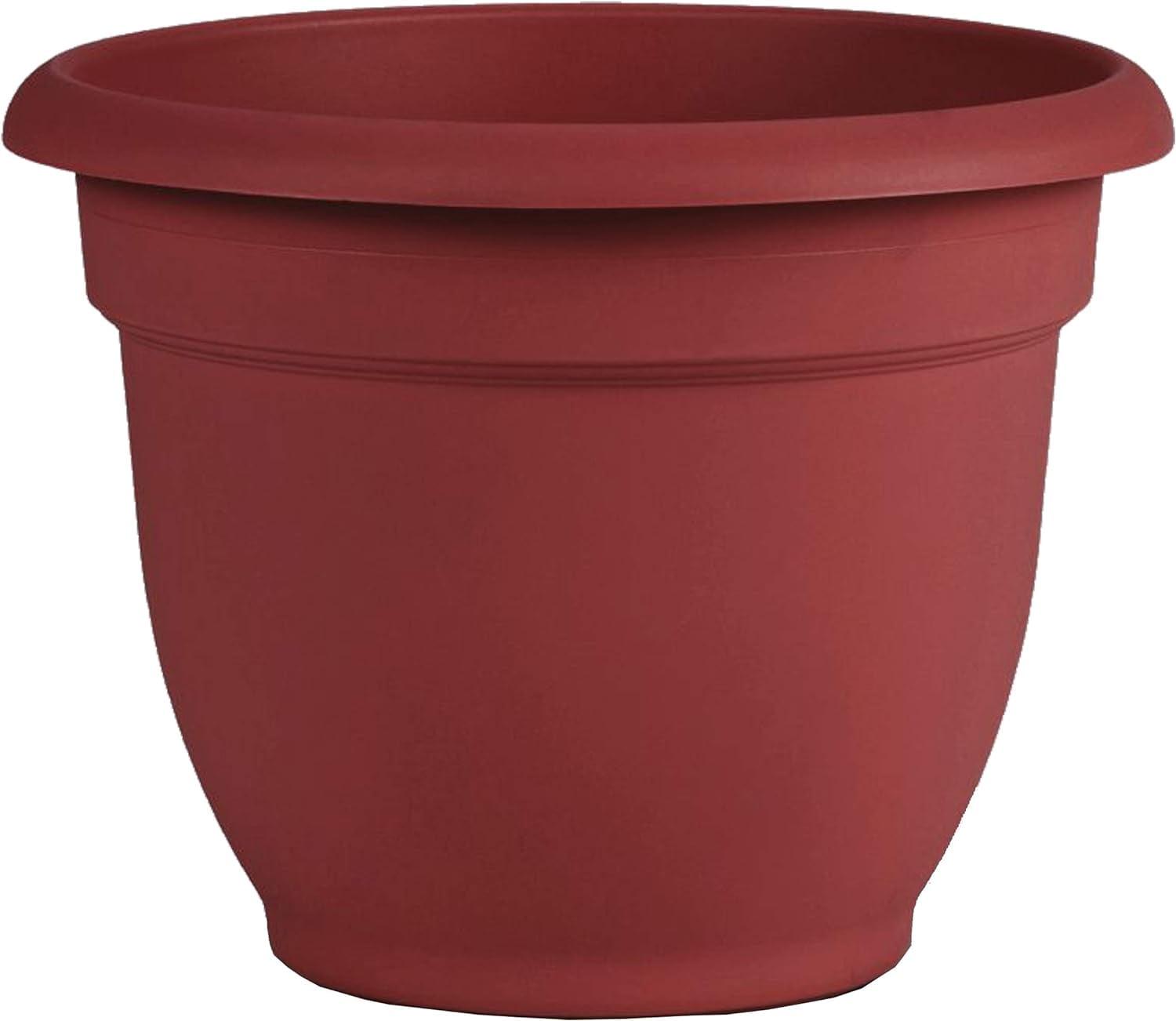 Bloem Ariana Self-Watering Planter in Burnt Red 12"