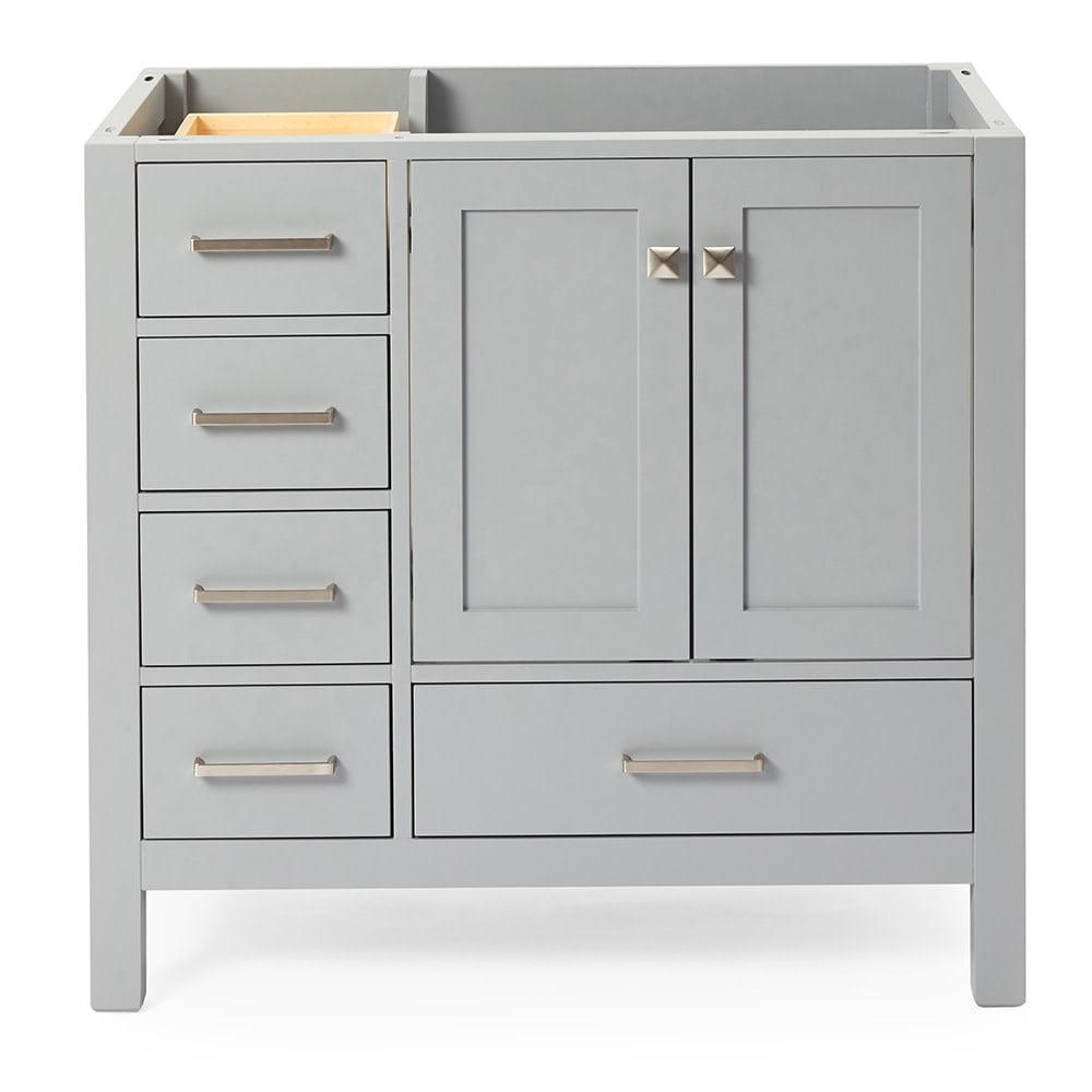 Cambridge 36" Gray Freestanding Plywood Vanity Cabinet