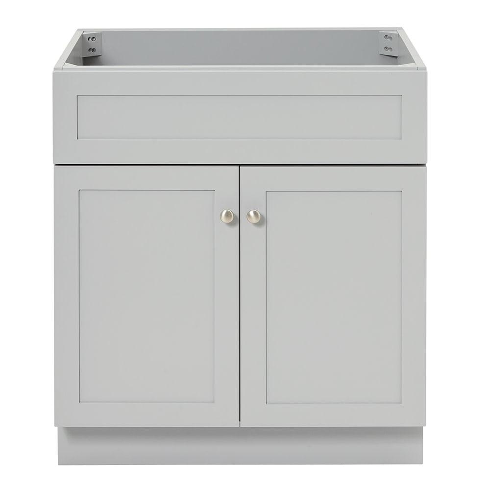 Hamlet 30" Gray Solid Wood Single Vanity Cabinet