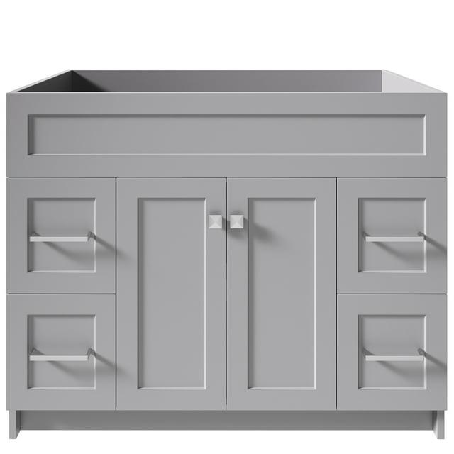 Ariel F042s-Bc Hamlet 42" Single Free Standing Vanity Cabinet Only - Grey