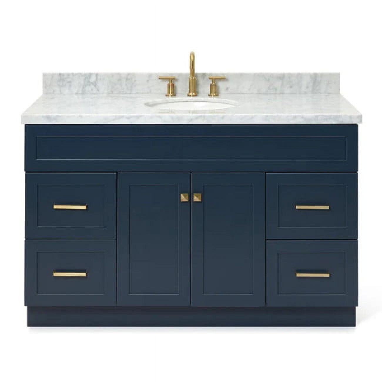 Ariel F055scwovo Hamlet 55" Free Standing Single Basin Vanity Set - Blue
