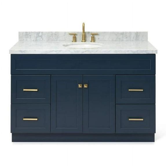 Ariel F055scwovo Hamlet 55" Free Standing Single Basin Vanity Set - Blue