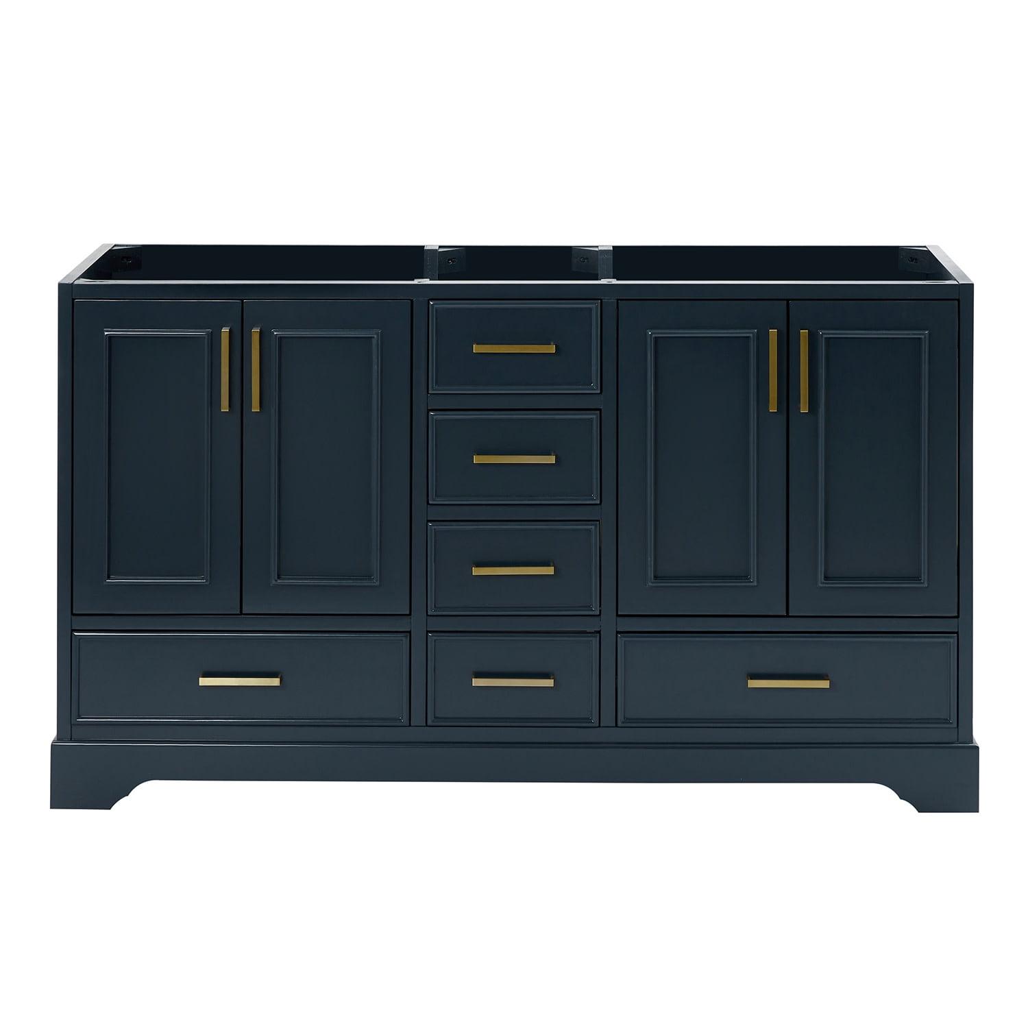 Ariel M060d-Bc Stafford Mueble Tocador Independiente Doble de 61" Solamente - Azul
