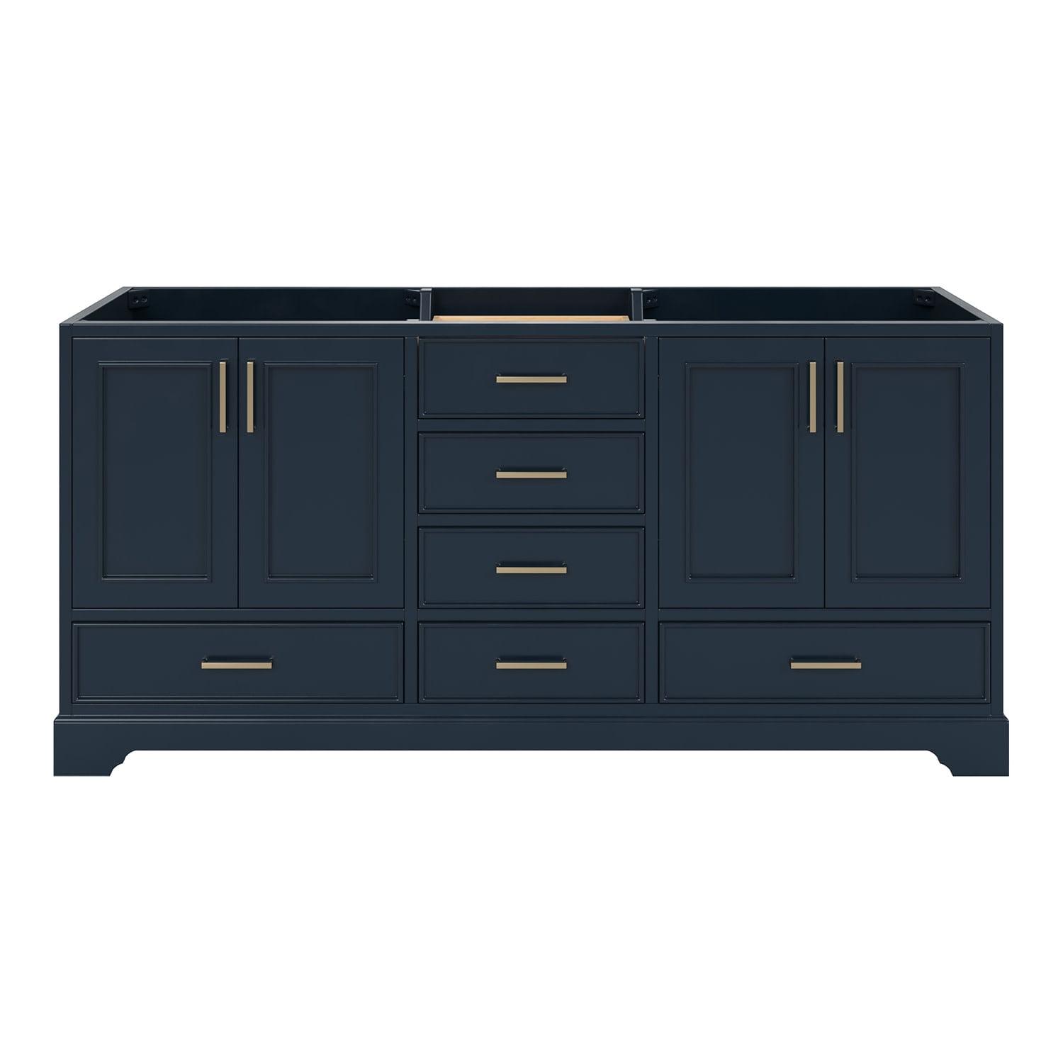 Ariel M072d-Bc Stafford 73" Double Free Standing Vanity Cabinet Only - Blue