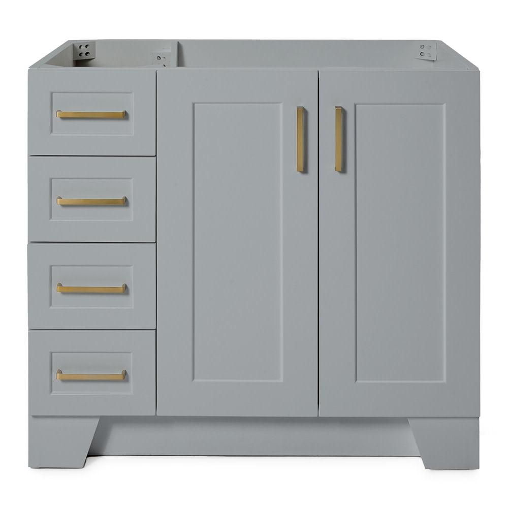 Ariel Q036s-R-Bc Taylor 36" Free Standing Hardwood Single Vanity Cabinet Only - Grey