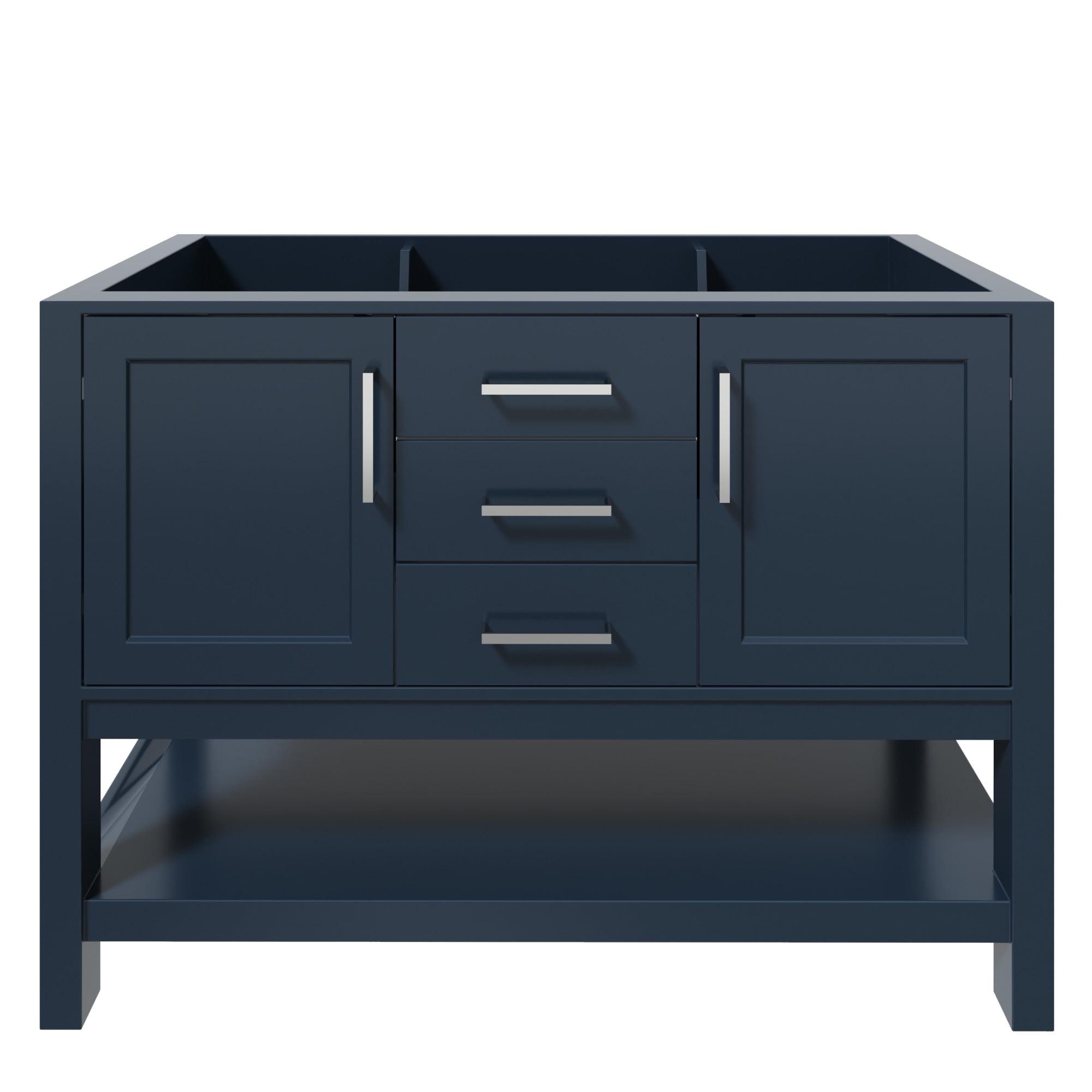 Bayhill 48" Midnight Blue Single Freestanding Vanity Cabinet