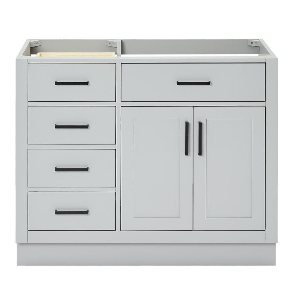 Hepburn 42'' Gray Freestanding Single Vanity Base