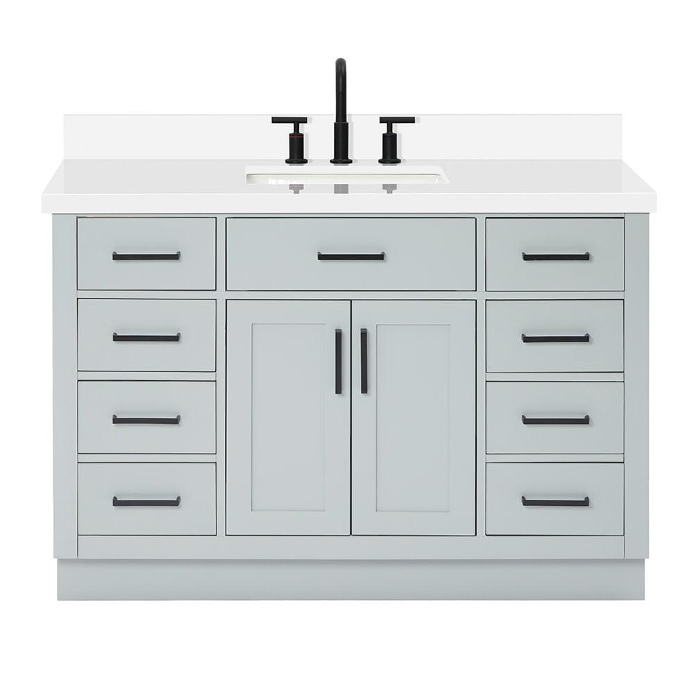 Ariel T049swqrvo Hepburn 49" Free Standing Single Basin Vanity Set - Grey