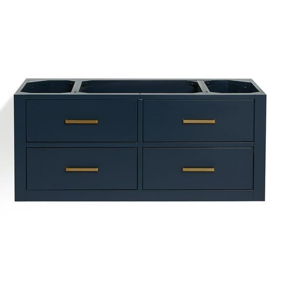 Ariel W042s-Bc Hutton 42" Single Wall Mounted Vanity Cabinet Only - Blue