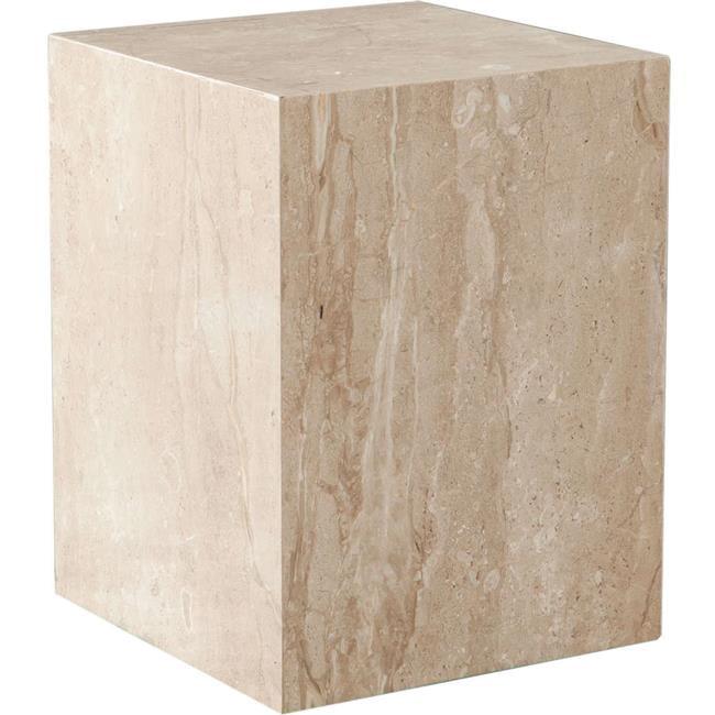 Diamond Sofa Ark End Table Collection Marble Top End Table