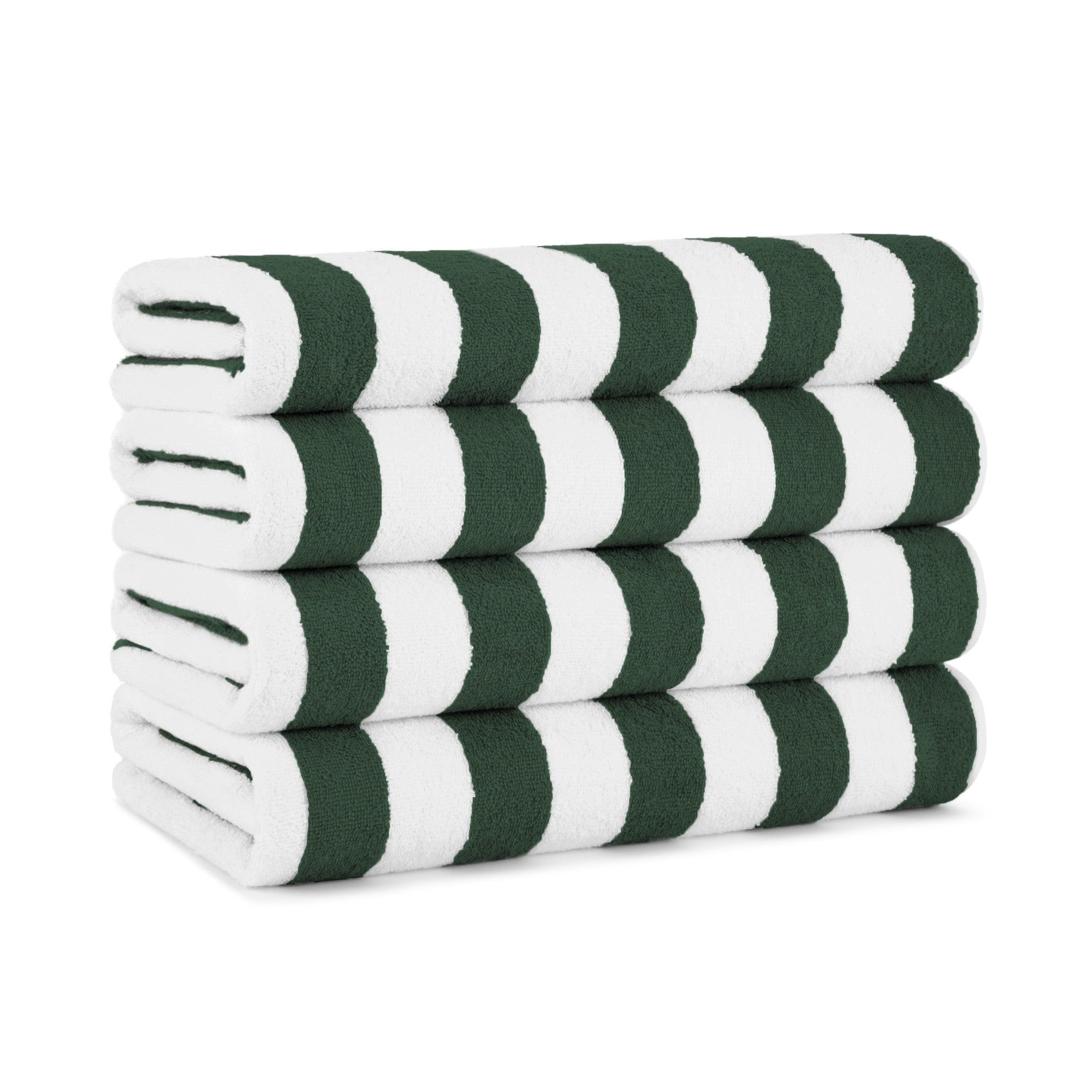 ArkwrightLLC Arkwright California Cabana 100% Cotton 30x70 Beach Towel (Pack of 4) (Set of 4)