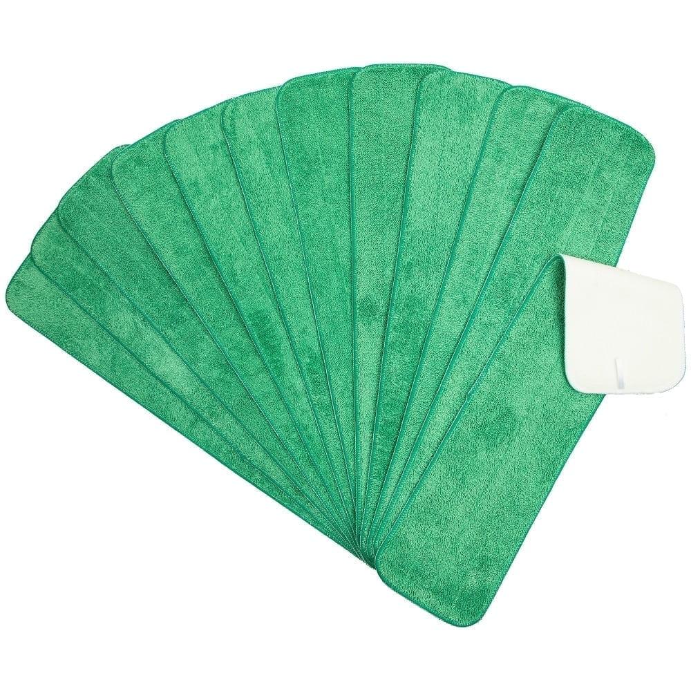 Arkwright Wet Mop Replacement Pads (12 Pack), Microfiber, 24 in., Green