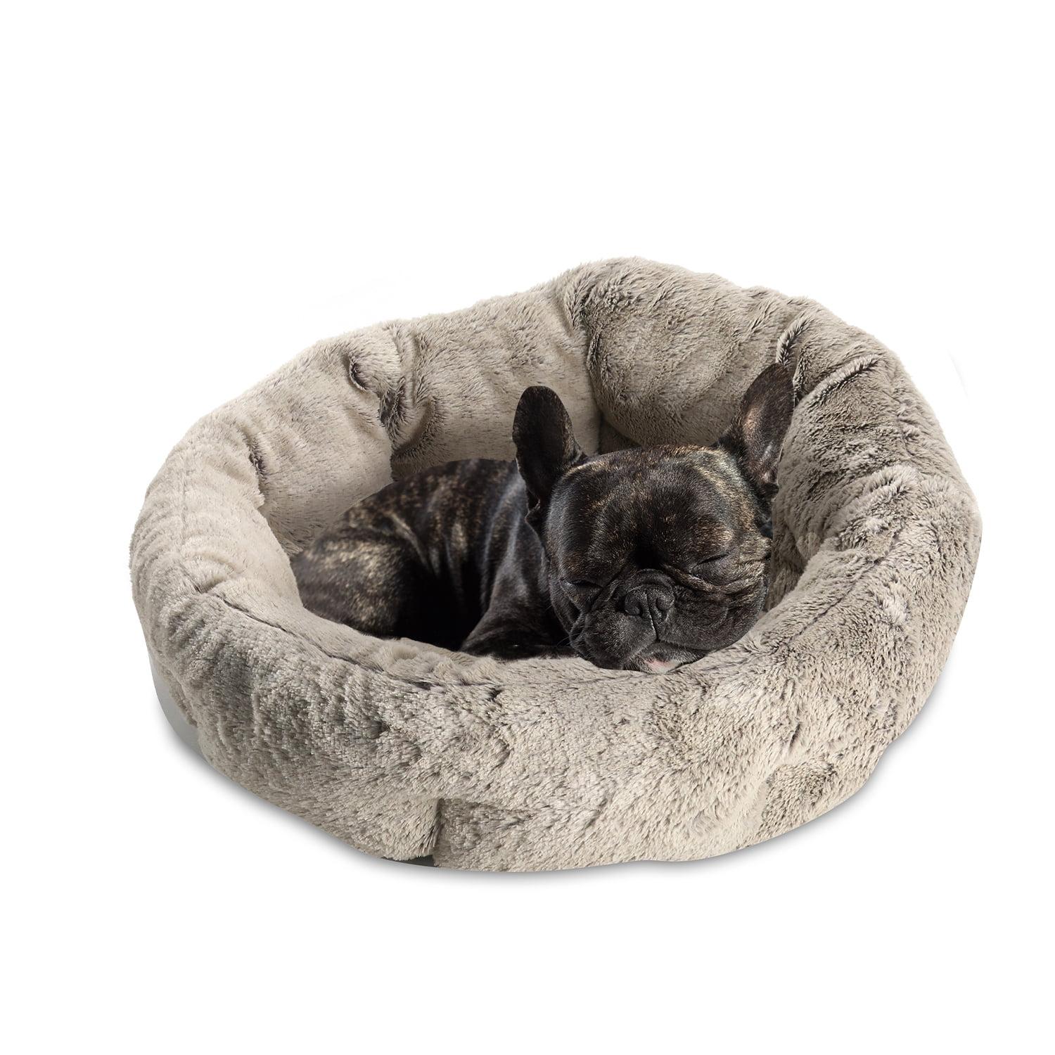 Arlee Quilted Slumber Oval Round Cuddler - Pet Dog Cat Bed - Washable Easy Care - Small/Medium (choose your color)