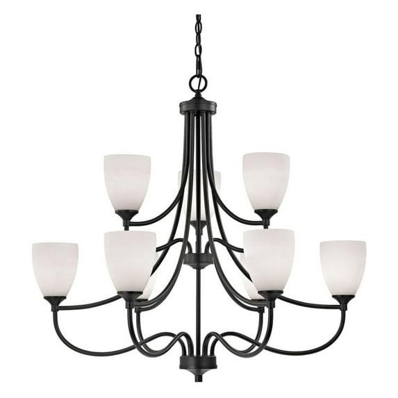 Cornerstone Arlington 9 Light Chandelier In Oil Rubbed Bronze