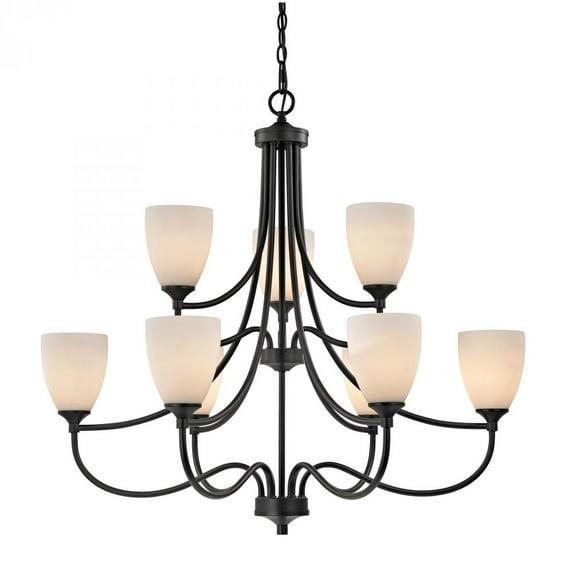 Cornerstone Arlington 9 Light Chandelier In Oil Rubbed Bronze