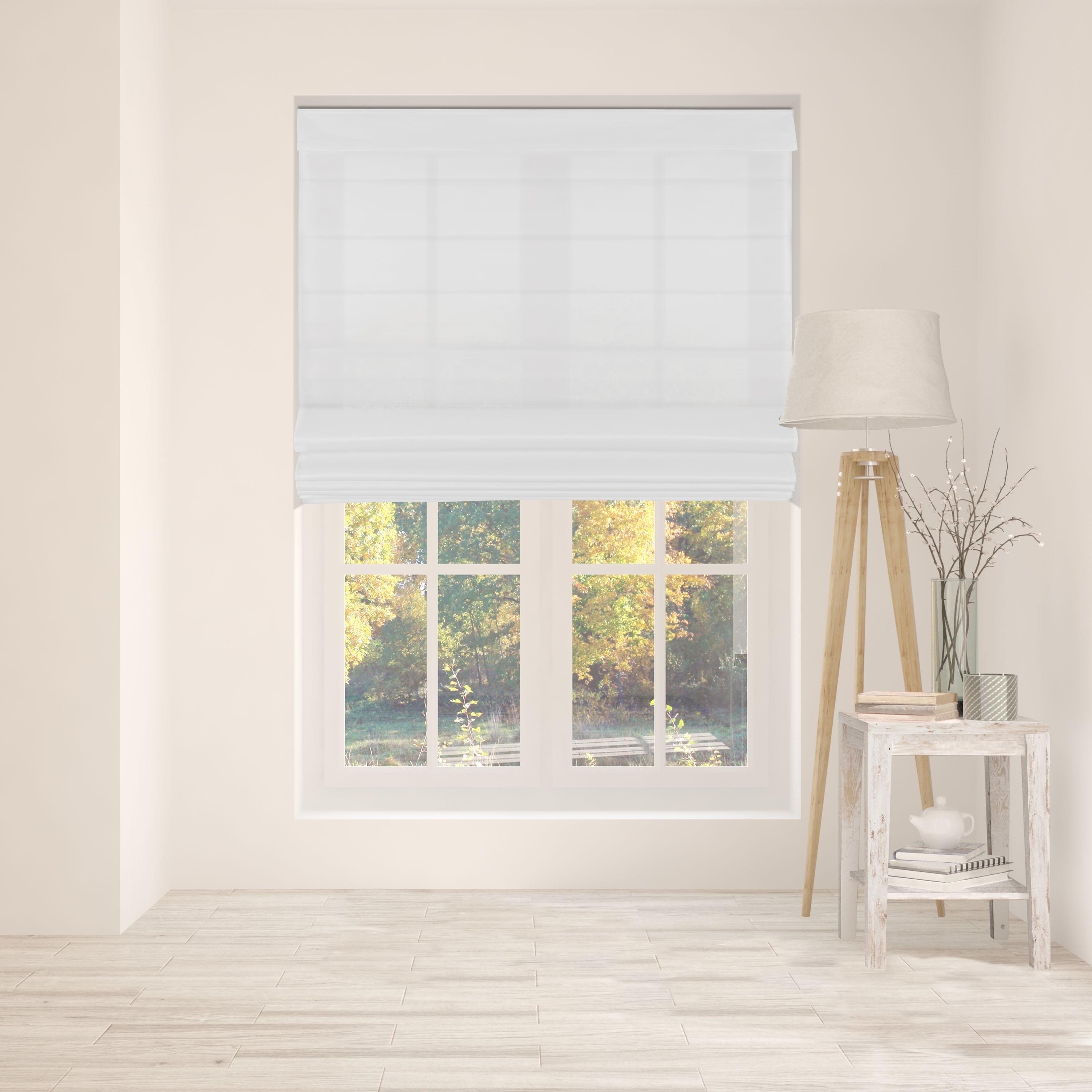 Semi Sheer Roman Shade