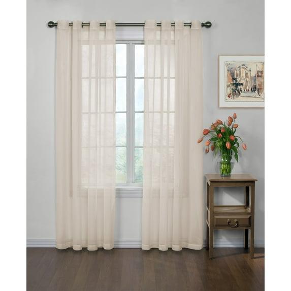 Arm & Hammer Panel de Cortina Transparente con Ojales Tradicionales 59" x 63"