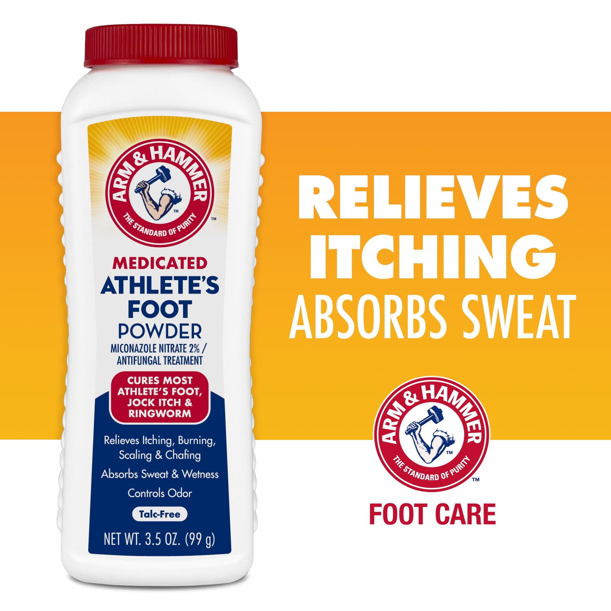 Arm & Hammer Medicated Athlete's Foot Powder - 3.5oz