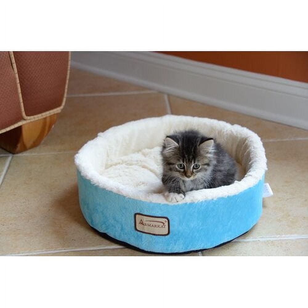 Armarkat Cat Bed Velvet Bolster Pet Bed